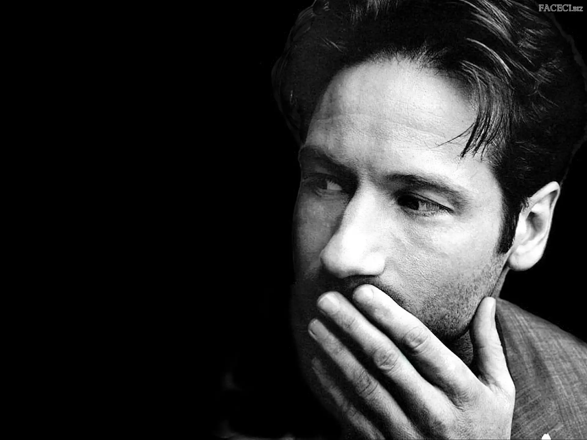 broda, David Duchovny, wąsy